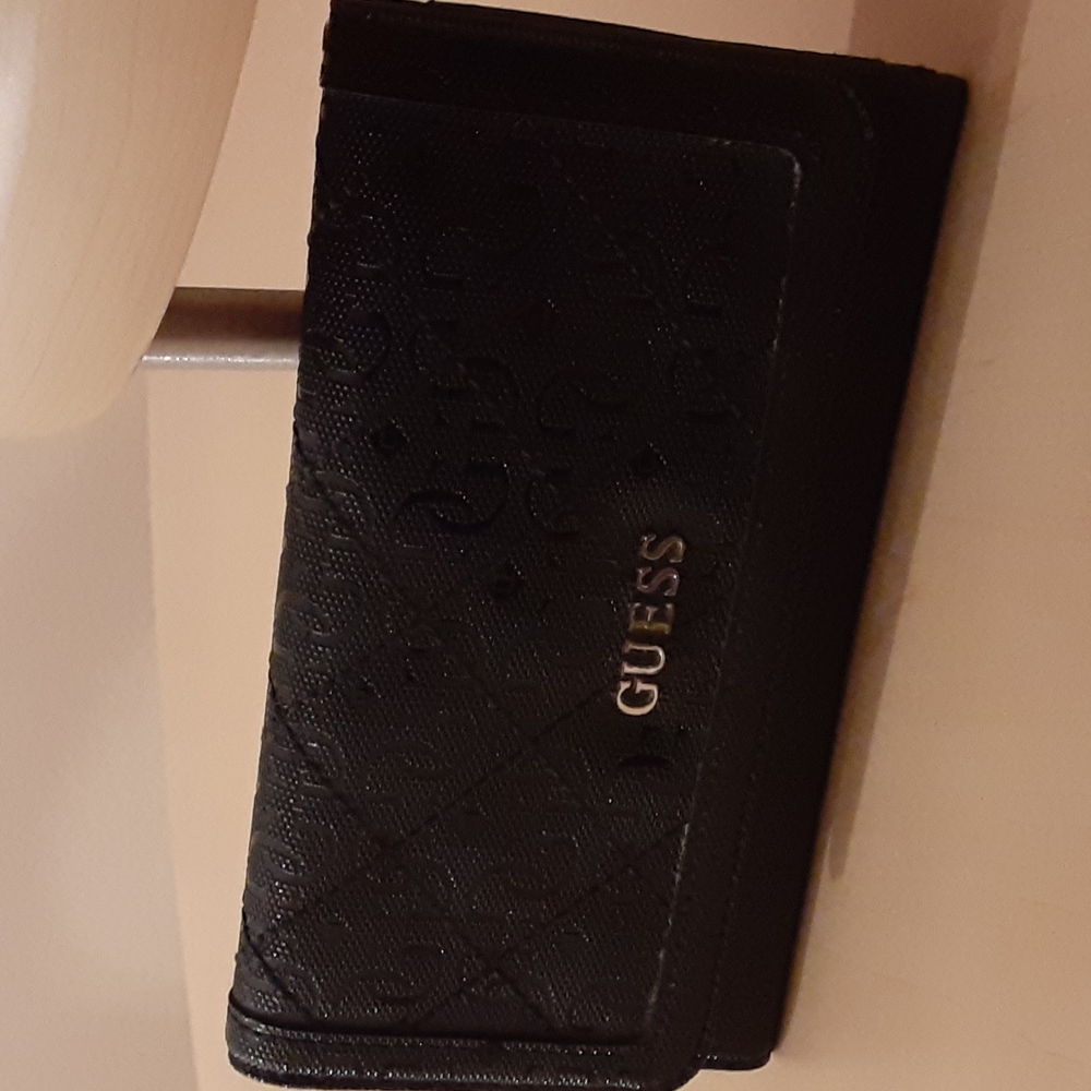Guess Logo Stitched Wallet